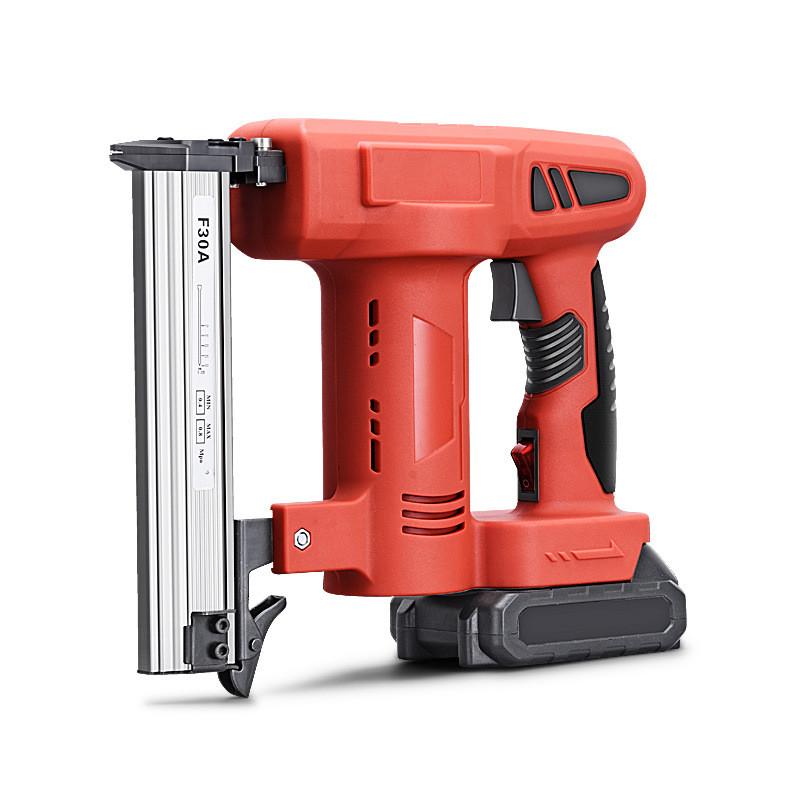 Handheld Woodworking Power Tool Household Cordless Electric Nail Gun Rechargeable F30 Straight Nailing Machine