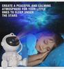 Galaxy Shuttle Astronaut Starry Night Light LED Lamp with Laser Projection
