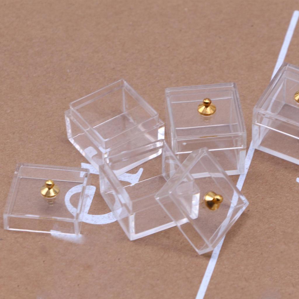 Miniature Doll Display Case Party Accessories Toys Model for Furnishings