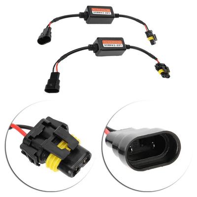 2 STÜCK H1 H3 H4 H7 H9 H11 LED Canbus Decoder Adapter Anti-Flimmern Kabelbaum Glühbirnen Widerstand Warnfehler Unterdrücker