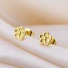 Lucktune Mini Bloem Oorbellen Roestvrij Staal Oorbellen Voor Vrouwen 2025 Trend Oorbellen Gouden Kleur Sieraden Vriendin Cadeaus