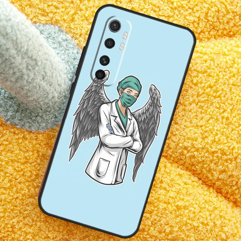 Cartoon Medicine Doctor Nurse Case For Xiaomi 15 Ultra 14 13T 14T 15T 17 Pro Max  Cover For POCO X7 Pro X5 X6 F5 F6 F7 F8