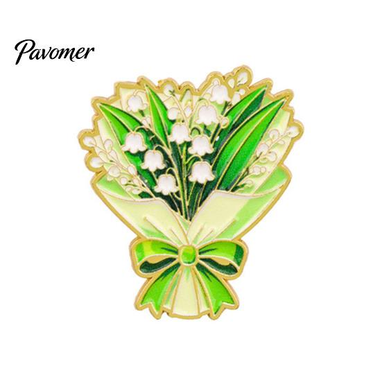 Artistic Floral Gift Bouquet Brooch Pin for Women, Enamel Romantic Flower Jewelry, Durable Zinc Alloy Lapel Coats Dresses And Scarves