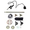 600mm Go Kart Rear Live Axle Kit with Brake Assembly Chain for 50cc 70cc 90cc ATV Quad Bike Drift Trike