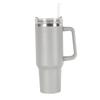 40oz Large Capacity 304 Stainless Steel Vacuum Flask with Handle and Straw