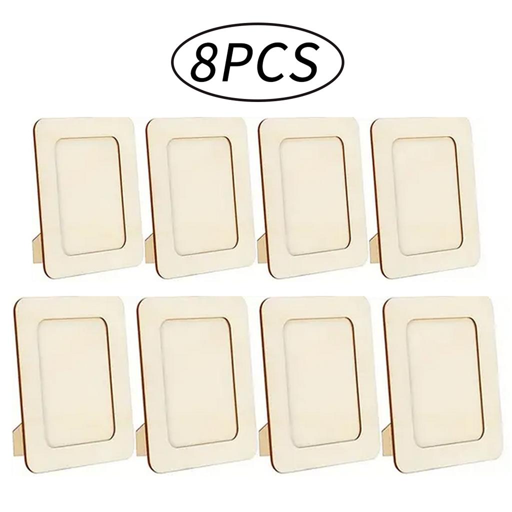 Handmade Wooden Photo Frames, DIY Photo Frame Embryos, Can Be Painted Three-dimensional Photo Album Frames