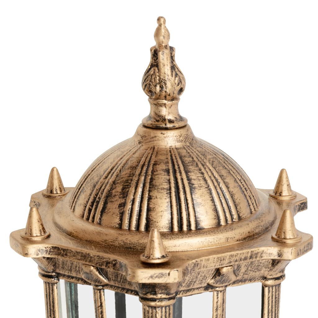 Bymaocar E27 Antique Simple Wall Lamp Sconce Porch Lamp Garden Indoor & Outdoor Exterior Classic Cage Design Decor Wall Light