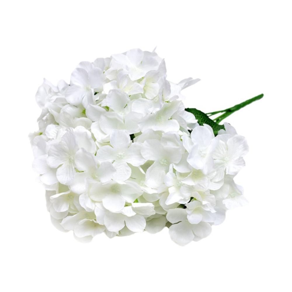 Bride Bouquet Artificial Rice Ear Silk Multicolor Artificial Rose Bouquet 35cm Vase Arrangement Simulation Ball Chrysanthemum белый