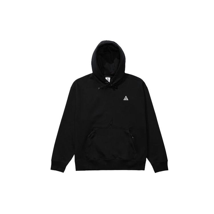 Nike ACG Casual Embroidered Logo hooded Pullover Long Sleeves Black Men s CW4490-013 S
