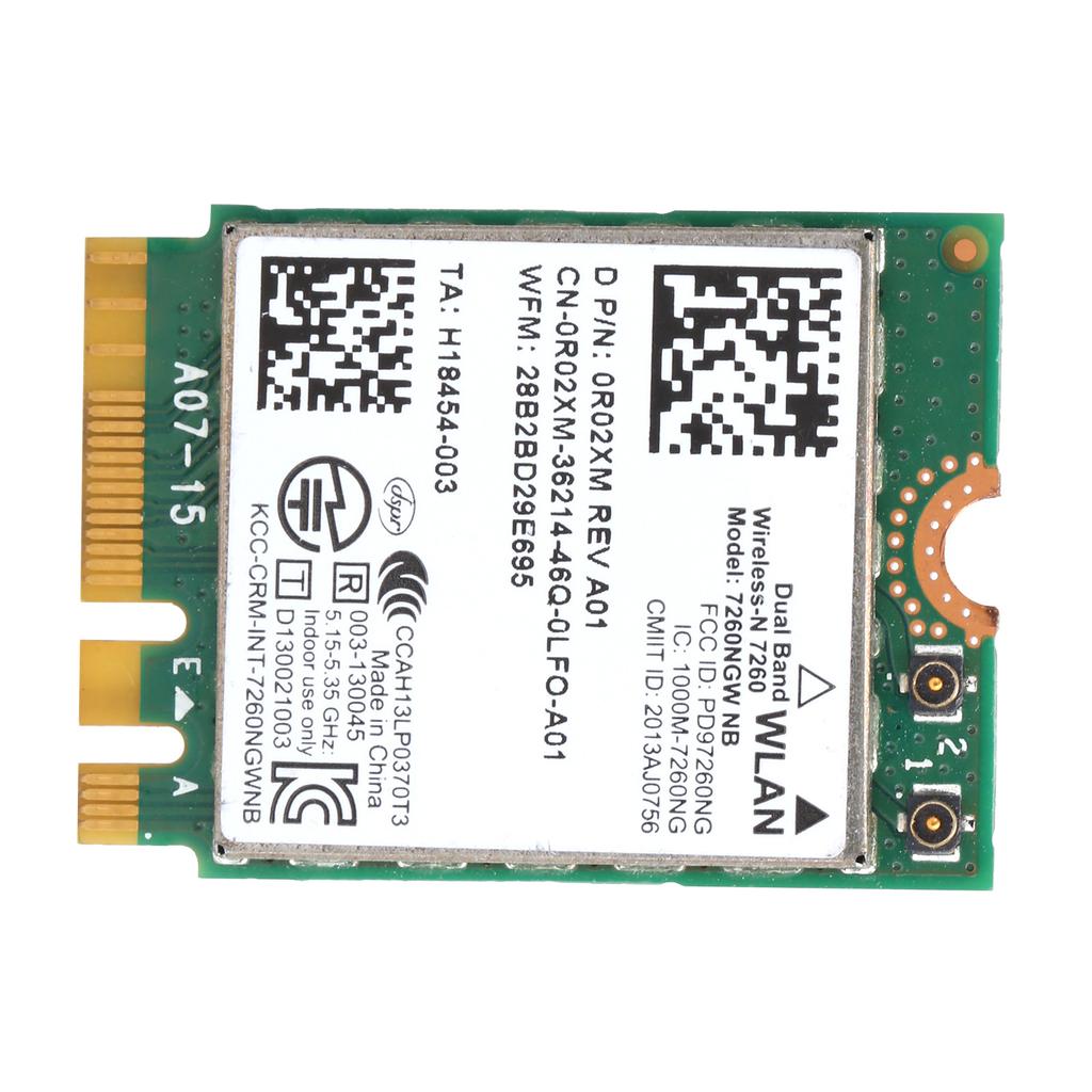 WLAN-Karte 2,4g 5g Dualband Drahtlosnetzwerkkartenmodul 300Mbps für Intel 7260NB 7260NGW