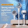 USB Rechargeable Night Light Fan with Smart Remote, Timer, Oscillation, and Long Battery Life