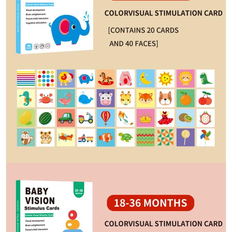 Newborn Infant Black White Visual Stimulation Flash Cards Early Educational Learning Toy