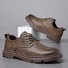 Men's Shoes New Men's Business Casual Leather Shoes Genuine Leather Tooling Shoes Trendy Fashion Board Shoes