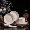Jingdezhen 20-Piece Pure White Ceramic Dinnerware Set