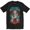 Five Finger Death Punch Men's Lady Muerta Slim Fit T-Shirt Black