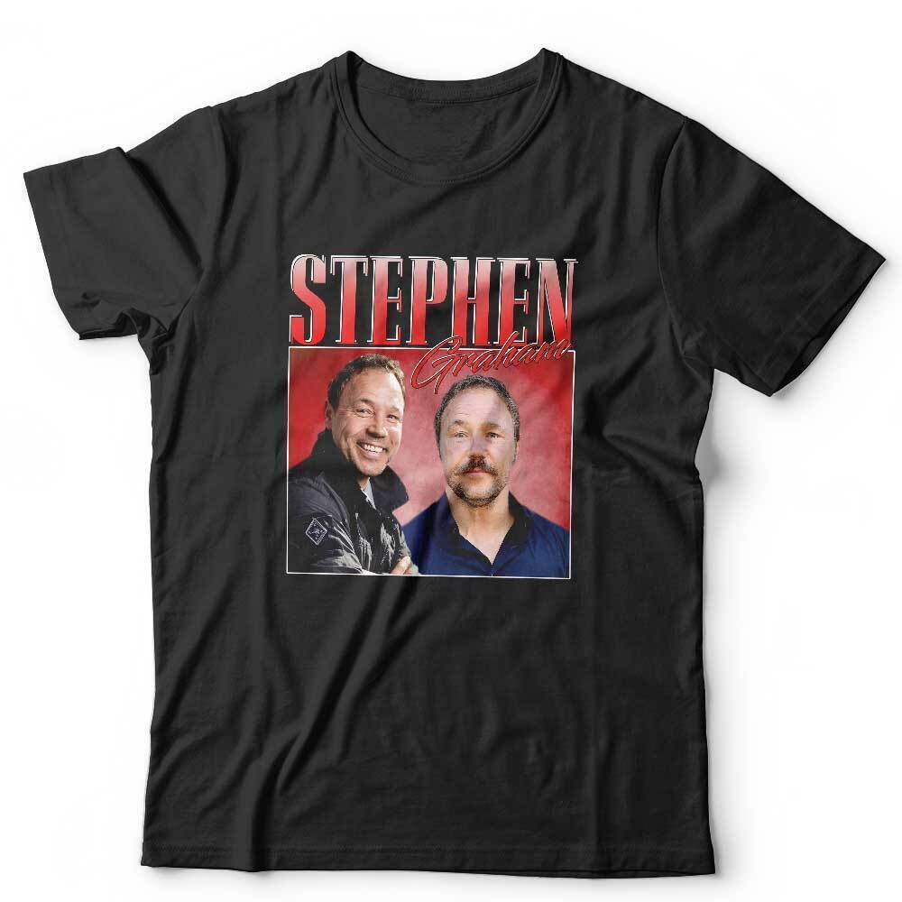 

Stephen Graham Tshirt Appreciation Unisex Homage Throwback Stag Hen Do M