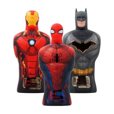 Засіб для миття тіла, шампунь і кондиціонер Superhero 3-в-1 (Випадкові), 14 рідких унцій