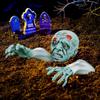 Zombie in the Ground Halloween Decor Set Terrifying Zombie Skull Insert for Lawn Haunted House Secret Room Scene Layout Props