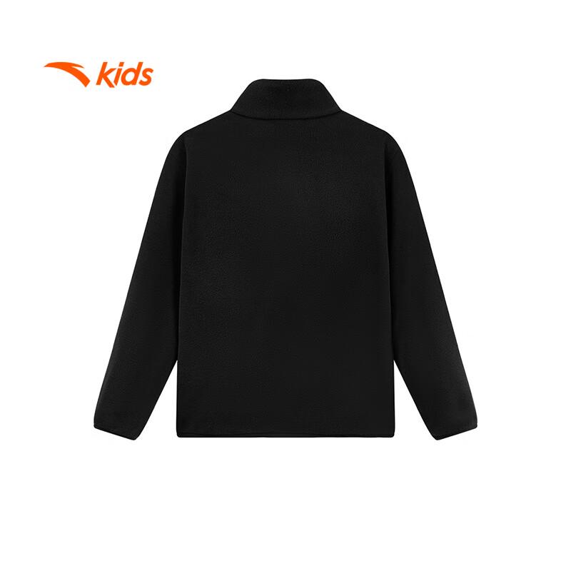 Anta Kids' Unisex Fleece Anti-Static Stand Collar Jacket A72537704