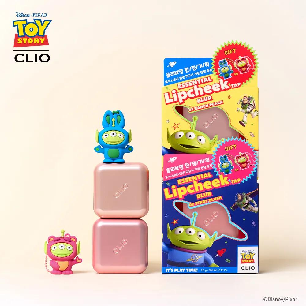 [TOY STORY] CLIO Essential Lipcheek Tap Blur Set (+Alien Figure) 01 Ranch Peach (+Alien Figure)