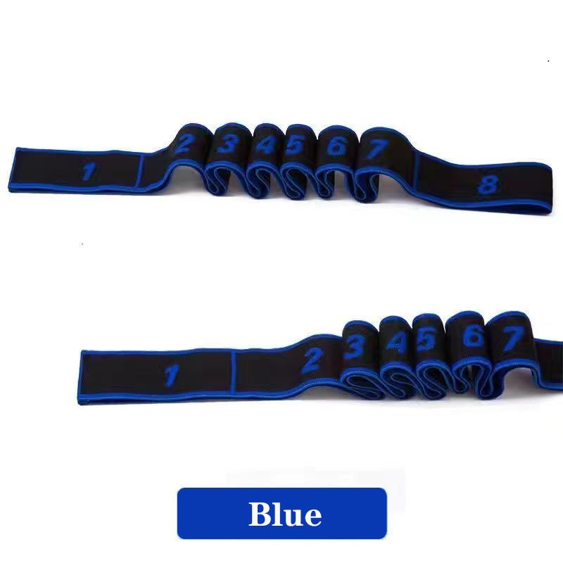 Yoga Pull Strap Gürtel Polyester Latex Elastische Latin Dance Stretching Band Schleife Yoga Pilates GYM Fitness Übung Widerstand Bands