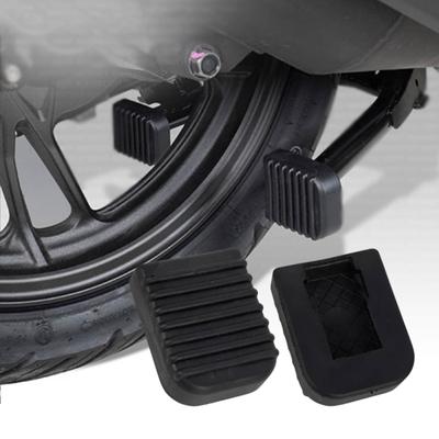 Motorcycle Footrest Pad Soft Rubber Pad For Scooter Base Plate Anti-slip Pads Motorcycle Base Bracket Extension Foot