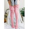 Mohair Wool Socks Knitted Knee Length Socks With Extra Length