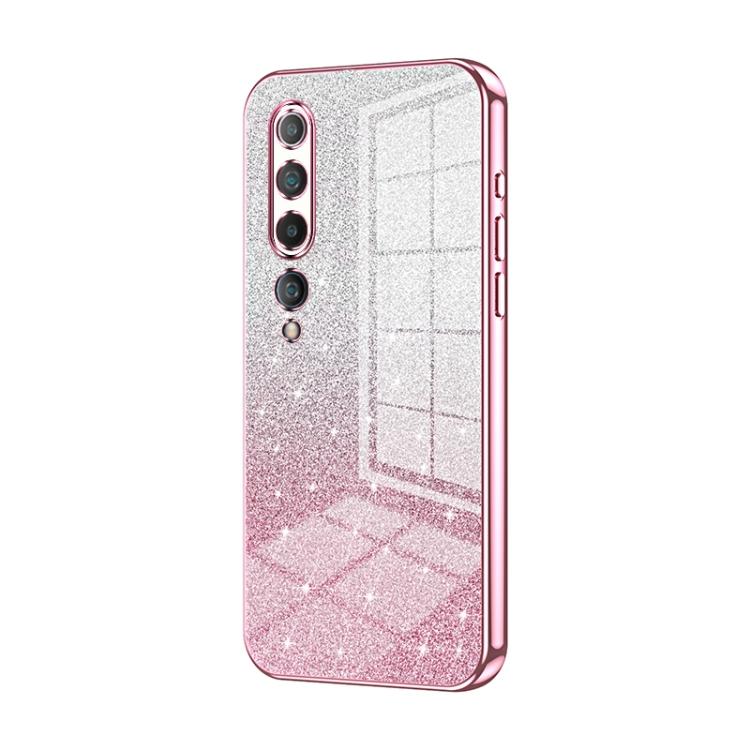 Gradient Glitter Powder Electroplated Phone Case