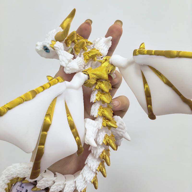 3D New Printed Wyvern Dragon With Wings Simulation Model Gift Articulated Dragons Fidget Dragons Desktop Ornaments