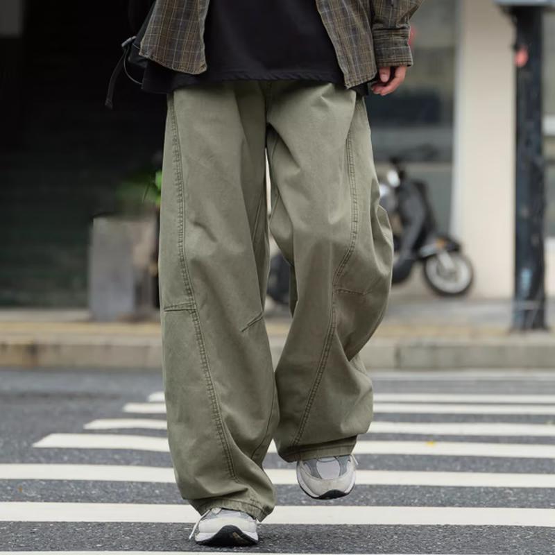 

Men s Japanese Style Straight Loose Cargo Pants 2XL