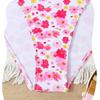 Girls Two Piece Swimsuit Halter Top and Bikini Bottoms Floral Print Lightweight Quick Dry Fabric Comfortable Fit