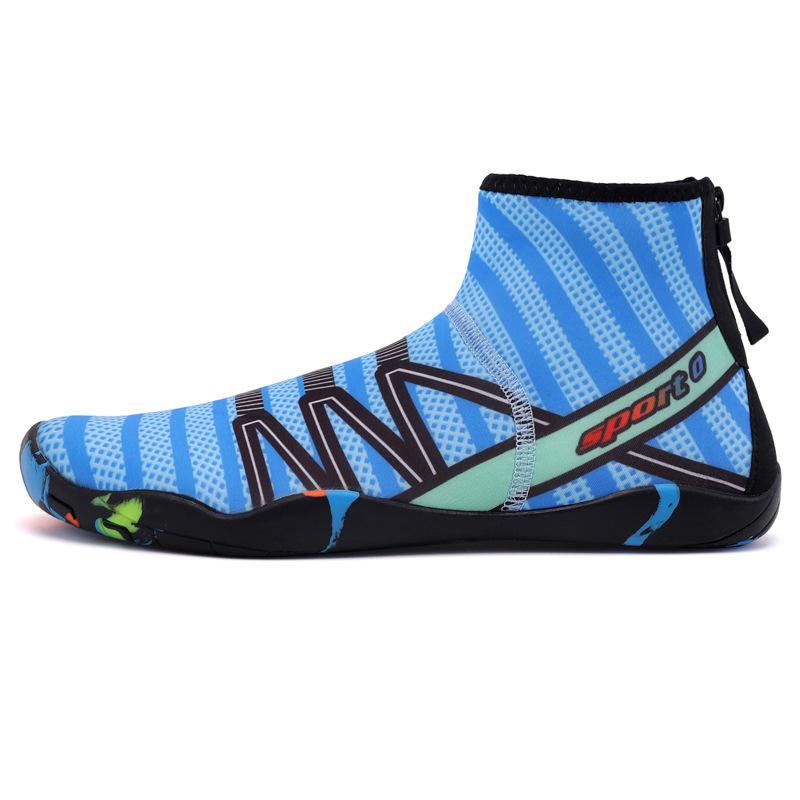 Summer Medium Speed Dry Breathable Beach Shoes Wading Shoes Men's and Women's Swimming Boots Water Sports Diving Boots