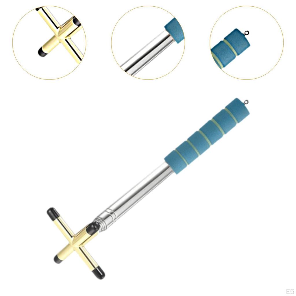 Telescopic Pool Cue Adjustable Support Snooker Holder Billiards Bridge Stick for Training