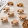Massivholz Kinderzimmer Schrankgriff mit kreativem Naturfarben Auto-Griff-Design Mädchenschrank mit Schubladen zur Aufbewahrung