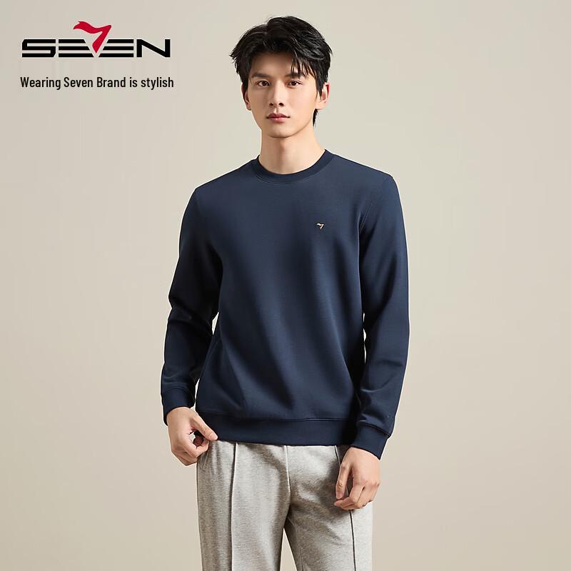Seven Cloud-Soft Cotton Crewneck Sweatshirt