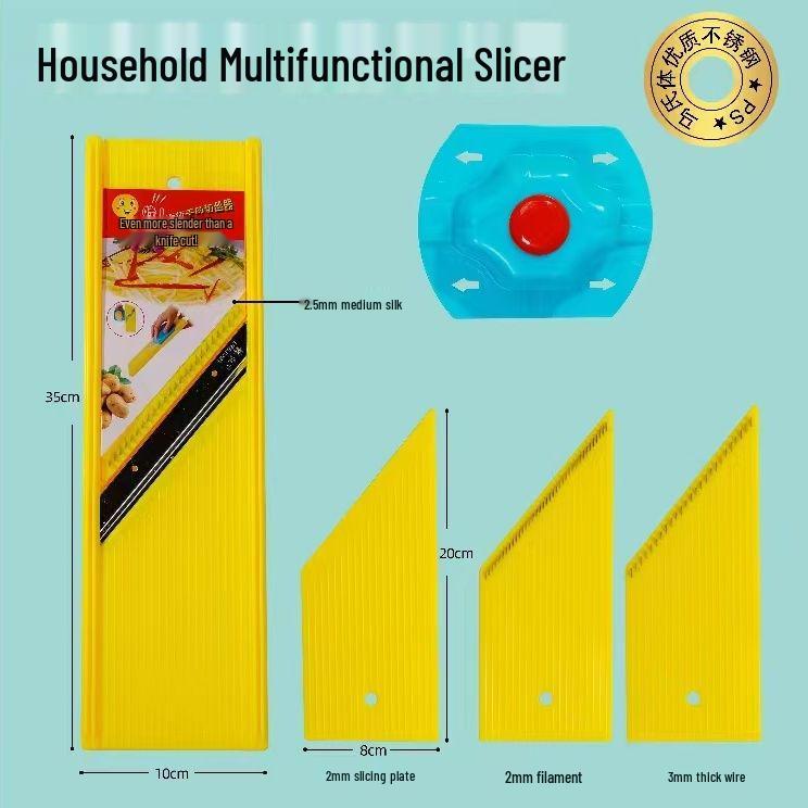 Multi-Purpose Silk & Vegetable Julienne Slicer