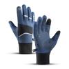 Men'S Winter Warm Fleece Cycling Gloves Waterproof Touch Screen Tactical Gloves Male Outdoor Windproof Riding Motorcycle Gloves