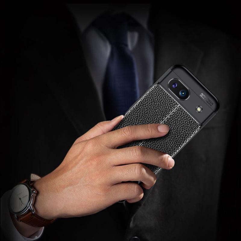 For Google Pixel 8A Case Google Pixel 8A Case Luxury Original TPU Shockproof PU Leather Silicone Phone Cover For Google Pixel 8A