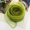 60X60cm Colorful Girl Gymnastics Square Scarf Movement Rhythm Band Scarves
