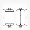 5pcs Black Garment Storage Bags Non Woven Dust Cover with Carry Handles for Suits Coats Formalwear and Bridal Dresses