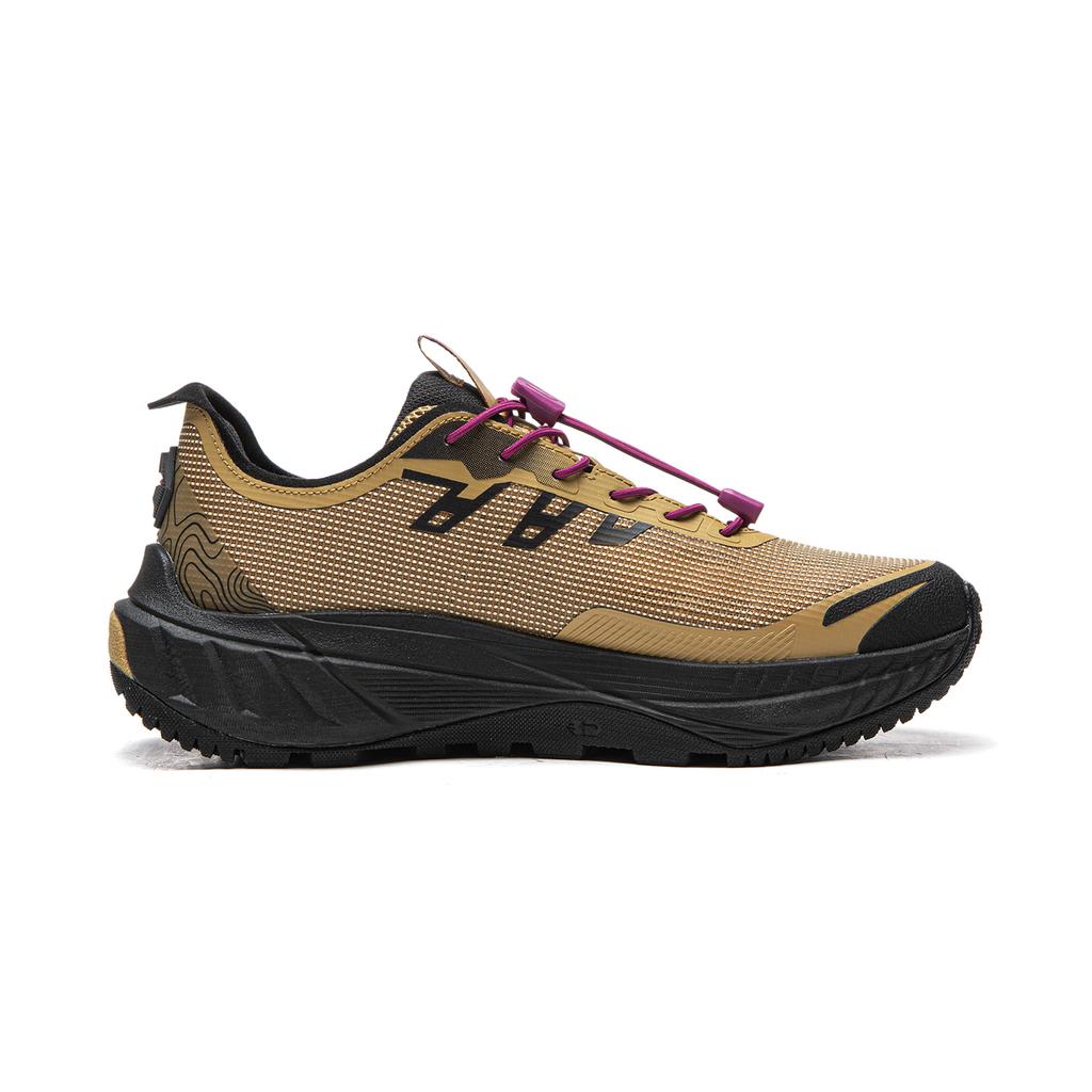 Li Ning Chuo Ye V2 Cushioning Slip Resistant Abrasion Resistant Rebound Low Top Trail Running Shoes Women's ARSW124-3