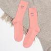 Cartoon Fruit Embroidery Hosiery Warm Soft Cotton Elastic High Knitting Socks EMA
