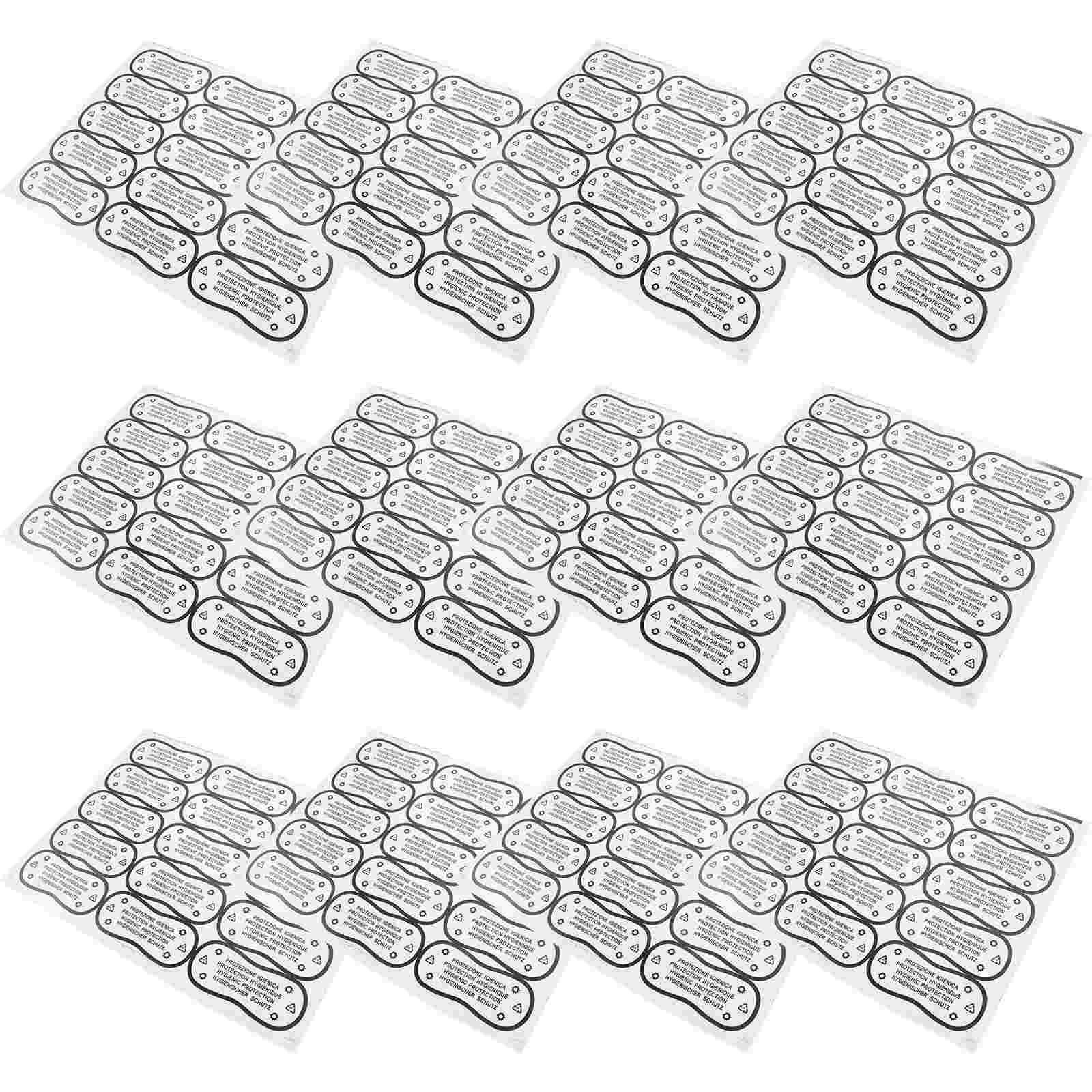 

100 Pcs Swimming Trunks Stickers Protective For Swimwear Decal Swimsuit Adhesive Lingerie Panty Liner Ladies Bathing Suits 10.50X4.50X0.10CM