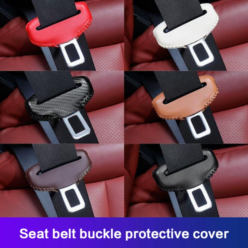 Universal Car Safety Seat Belt Buckle Clip Protector Cover Extender Anti-Scratch Seatbelt Buckle Auto Safety Accessories