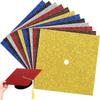 10 Sheets Shiny Glitter Craft Cardboard Creative Glitter Foam Paper  University