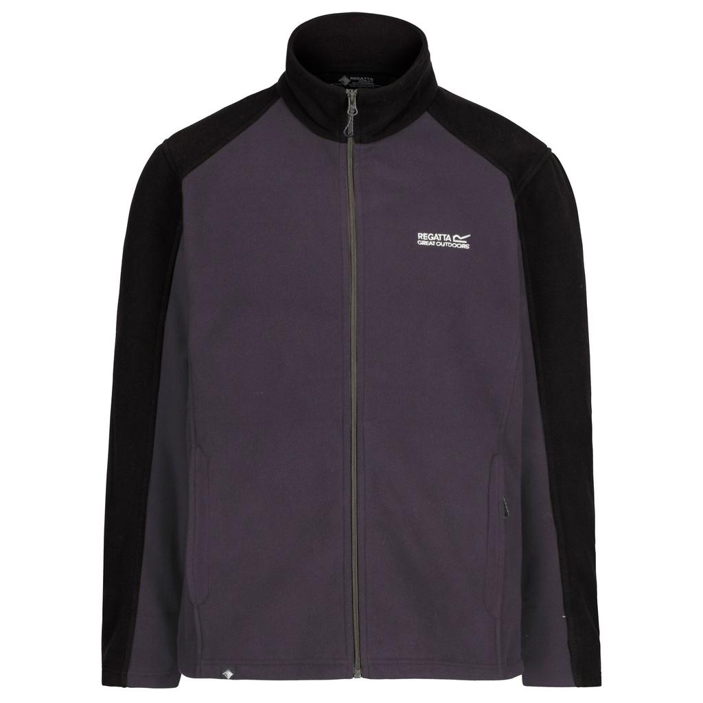 Regatta Great Outdoors Herren Hedman II Zweifarbige Fleecejacke mit durchgehendem Reißverschluss
