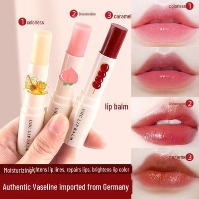 Vaseline Color-Changing Moisturizing Lip Balm: Hydrating Lip Mask & Colorless Primer for Anti-Drying.