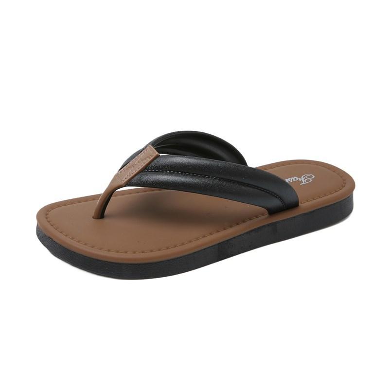 Flat Shoes Beach Flip-flops Women's Shoes New Soft-soled Board Shoes Sandals