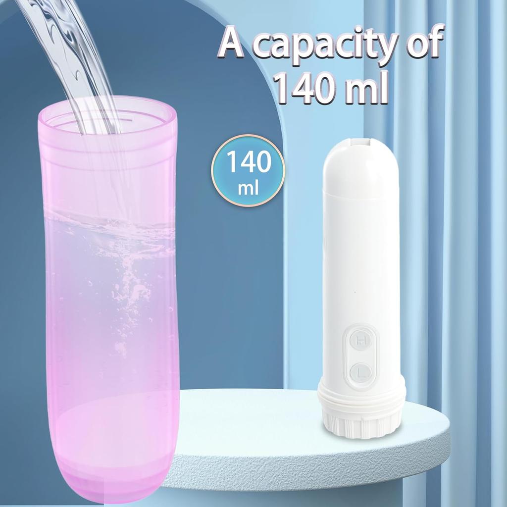 Portable Electric Foldable Handheld Travel Bidet - Mini Personal Hygiene Sprayer with 2 Pressure Options for Postpartum Care, Perineal & Hemorrhoid