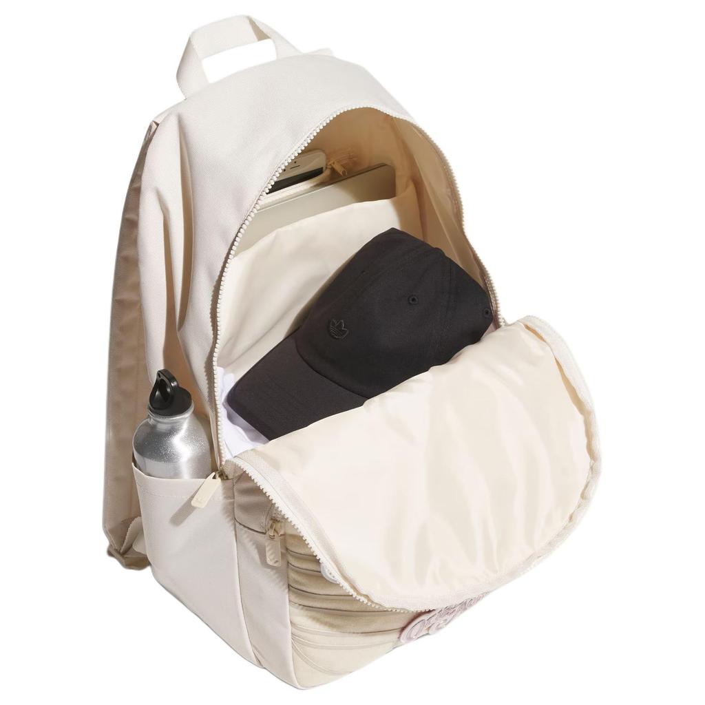 Adidas Originals Recycled Polyester Laptop Bag Portable Backpack Unisex White